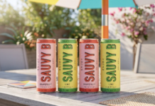Joel Gott Launches Sauvy B Canned Spritz Sauvy B canned wine beverage