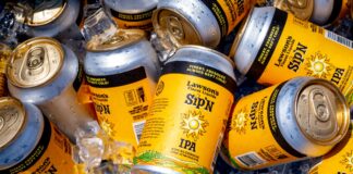 Lawson’s Finest Liquids Sip’N non-alcoholic IPA.