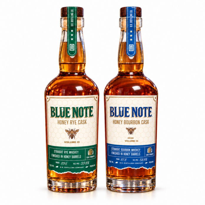 Blue Note Honey Bourbon and Rye