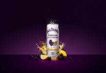 Jack Daniel’s Tennessee Blackberry mixed with Lemonade