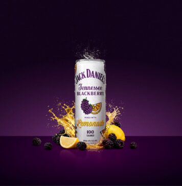 Jack Daniel’s Tennessee Blackberry mixed with Lemonade