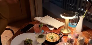 The Charlotte Nightcap food and drinks at Charlotte Restaurant & Lounge