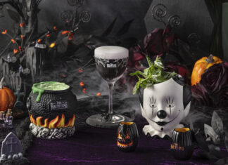 cocktails from The Haunting Halloween pop-up bars