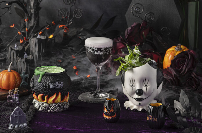 cocktails from The Haunting Halloween pop-up bars