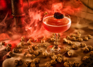 5 Day of the Dead Cocktails Hallowed Be Thy Grove cocktail