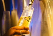 sparkling pear cider at Brewlando