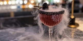 Midnight in London cocktail