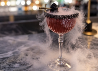 Bewitching Halloween Drinks for 2026 Midnight in London cocktail