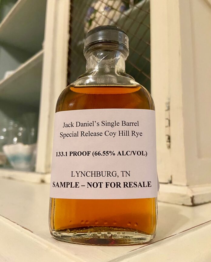 Jack Daniel’s Single Barrel Special Release Coy Hill Rye review
